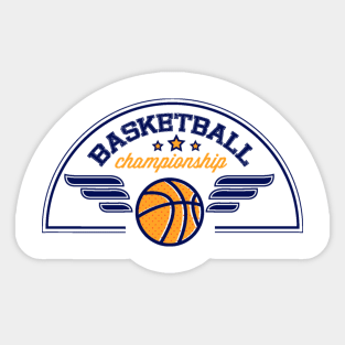 Basketball Championship Sticker